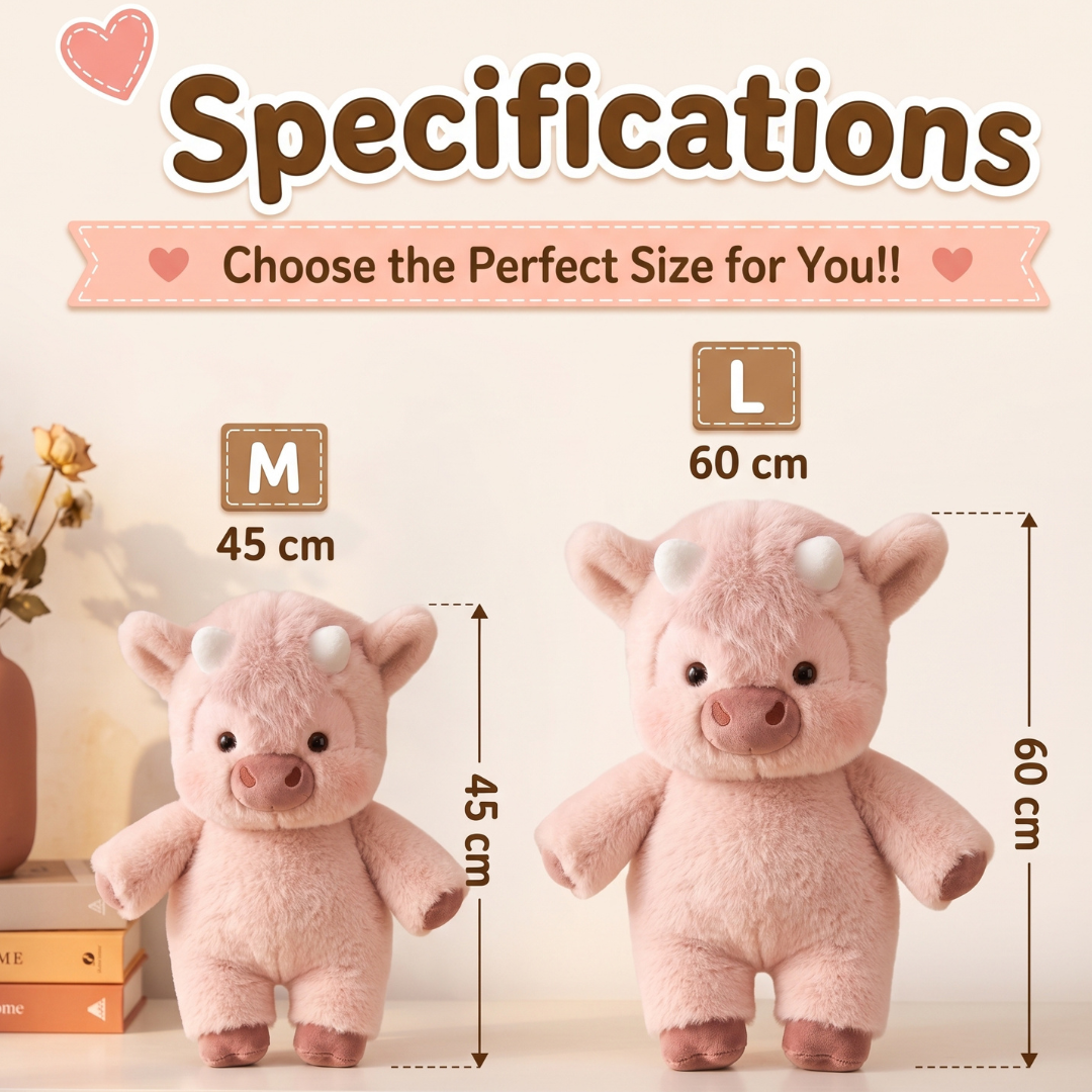 RunMoo® Viral Running Cow Plush