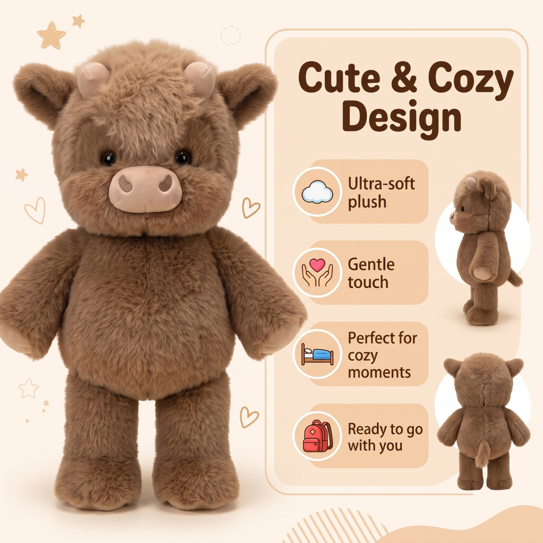 RunMoo® Viral Running Cow Plush